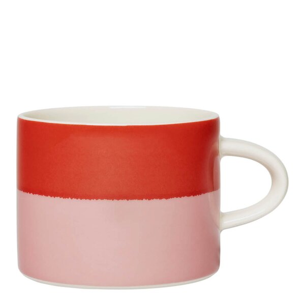 Arabia Vuokko krus 28 cl rosa/rød