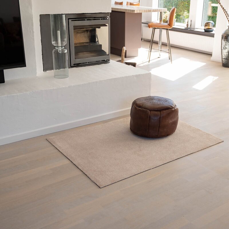 Tica Copenhagen Unicolor gulvmatte 130x90 cm ivory