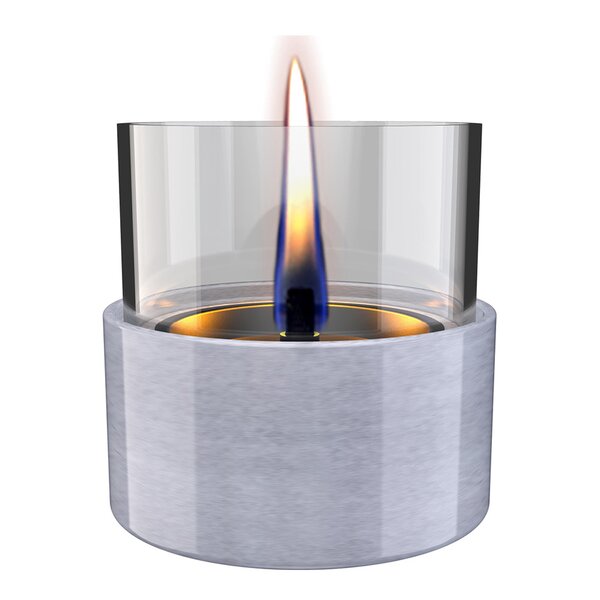 Tenderflame Aster bordlykt 10 cm reaktiv glasur blå