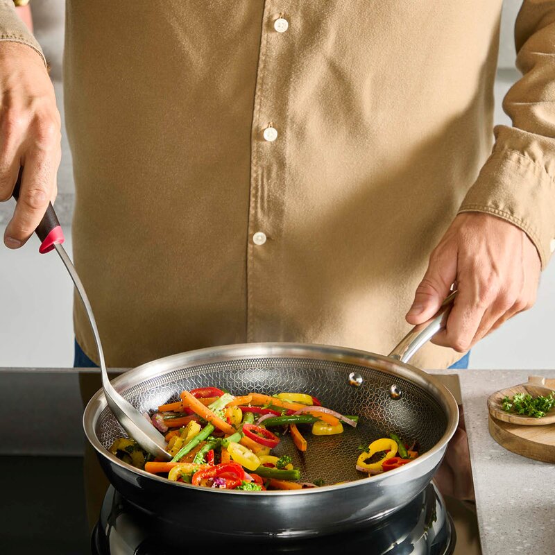 Tefal Master stekepanne 20 cm honeycomb keramisk