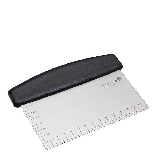MasterClass Deigskrape 16,5 cm med mål rustfri svart