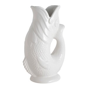 Wade Fish Jug mugge 0,6L hvit