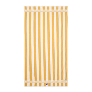 Lexington Strandhåndkle 180x100 cm frotté gul/hvit