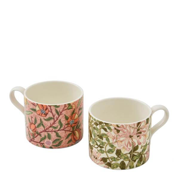 Spode Morris & Co krus 34 cl 2 stk Fruit & Honeysuckle