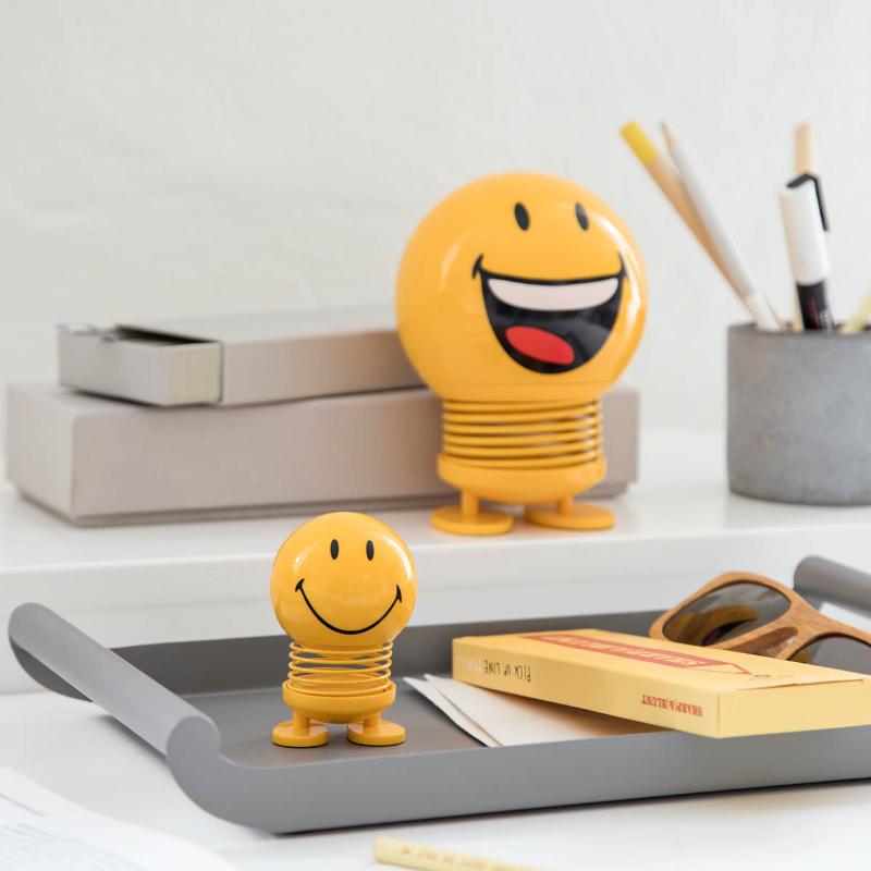 Hoptimist Smiley liten gul