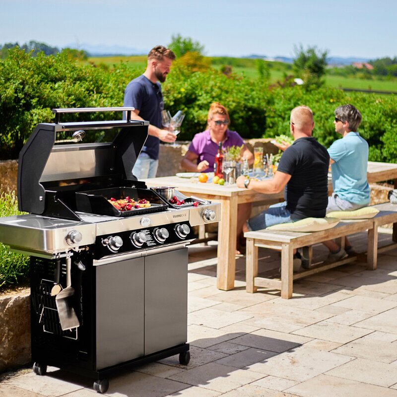 Rösle Videro G4-S Vario+ gassgrill 20500W svart