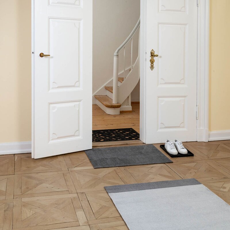 Tica Copenhagen Unicolor gulvmatte 90x60 cm steelgrey