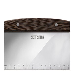 Skottsberg Benkskrape 15x12 cm stål/pakkatre