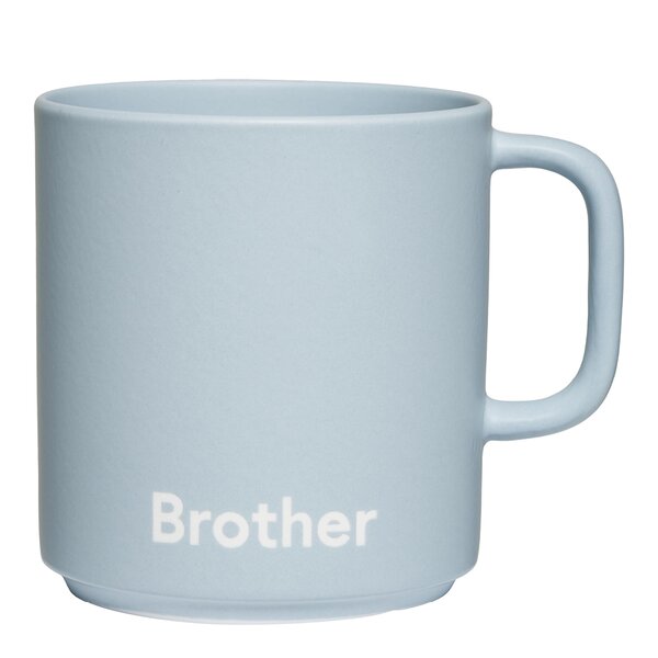 Design Letters Favourite kopp med hank Brother 25 cl light blue