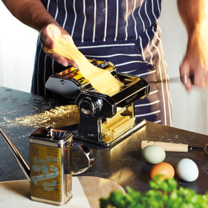 Kitchen Craft Gadget pastamaskin rustfritt stål sølv