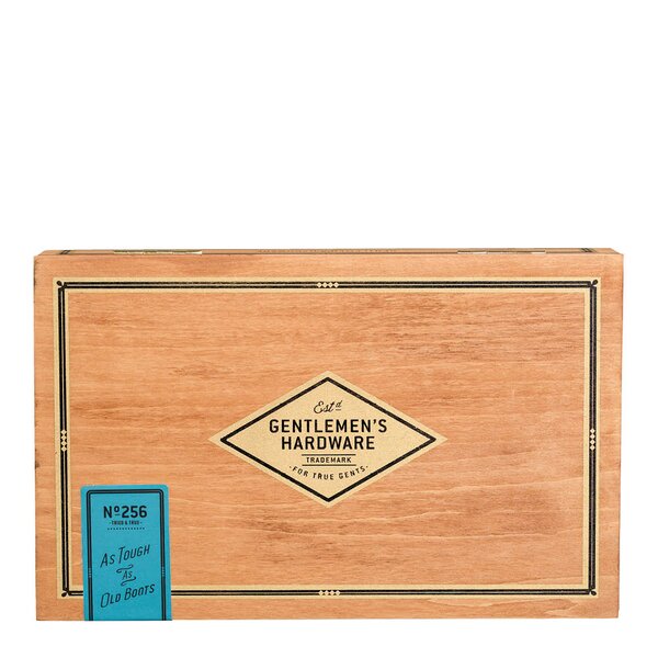 Gentlemen-s Hardware Skopleieset 7 deler i etui brun