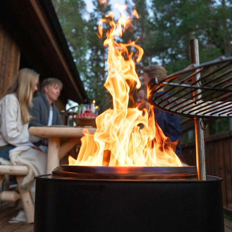 Espegard Brasa 50 bålbrenner svart