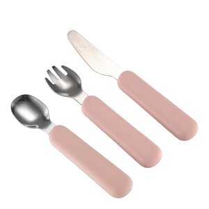 Modern House Chic Kids barnebestikk 3 deler rosa