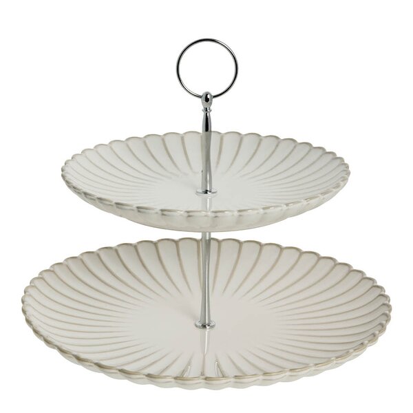 Lene Bjerre Camille etasjefat 27 cm off white