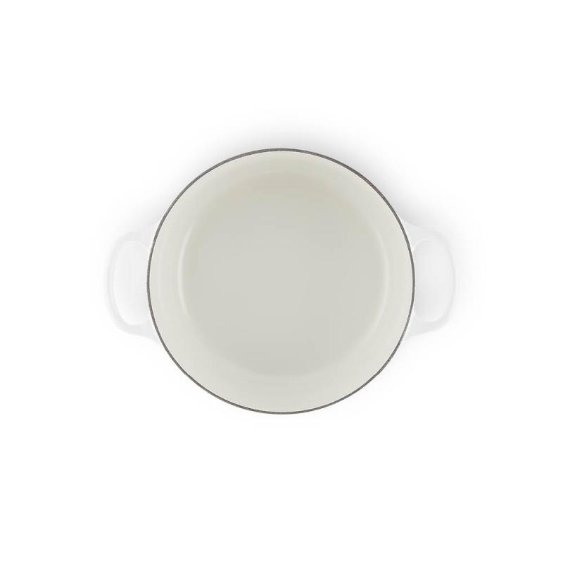 Le Creuset Signature støpejernsgryte rund 24 cm 4,2L loving white