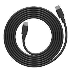 Avolt Cable 1 USB-C til USB-C kabel 2 m Stockholm Black