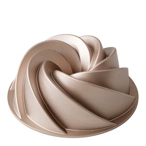 Blomsterbergs Bakeform bundtform swirl 24x9 cm rose gold