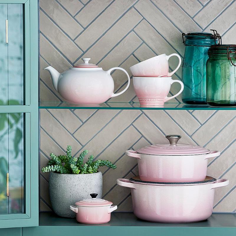 Le Creuset Kopp stentøy 40 cl shell pink