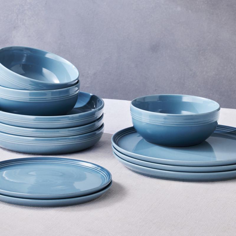 Le Creuset Coupe collection dyp tallerken 16 cm chambray