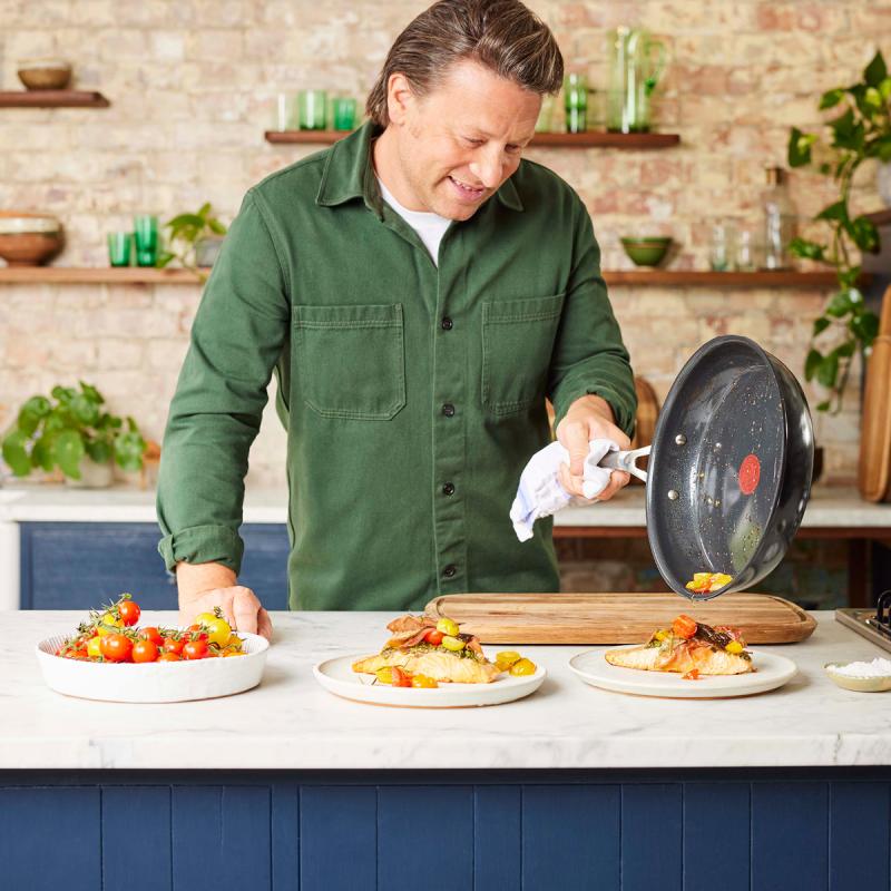 Jamie Oliver Tefal Enjoy stekepannesett 2 deler 24 + 28 cm