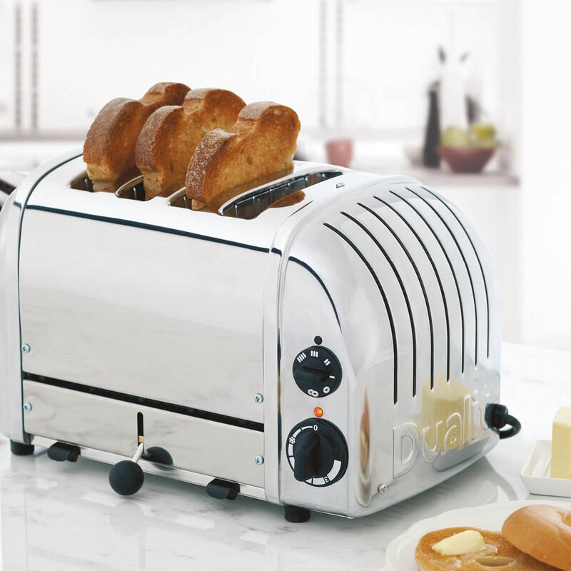 Dualit Classic brødrister 4 skiver rustfri