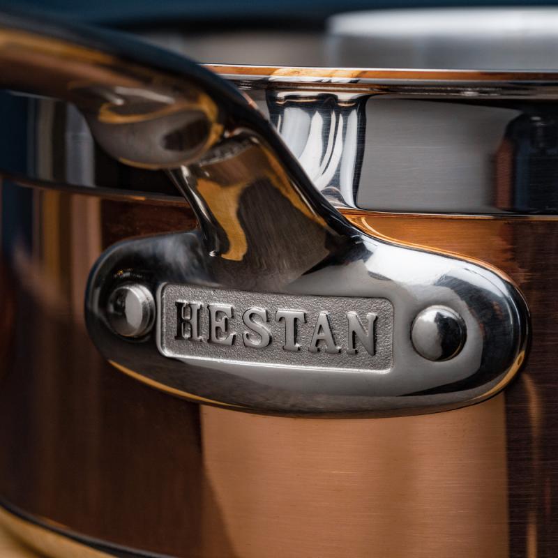 Hestan Copperbond kasserolle med lokk 3,8L kobber