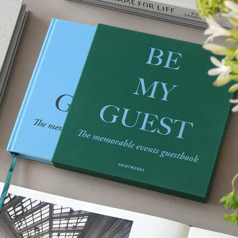 Printworks Gjestebok grønn/blå
