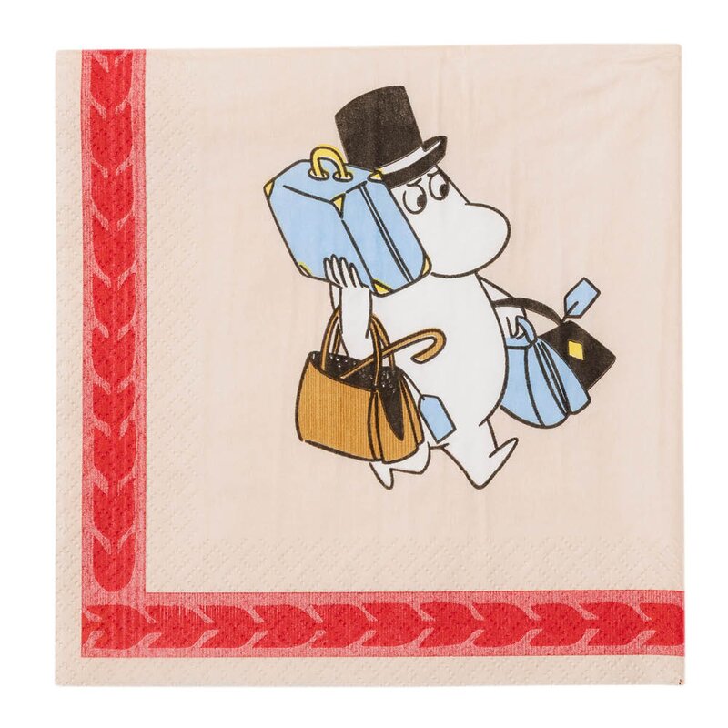 MoominArabia Mummi serviett 33x33 cm 20 stk Ferieklar