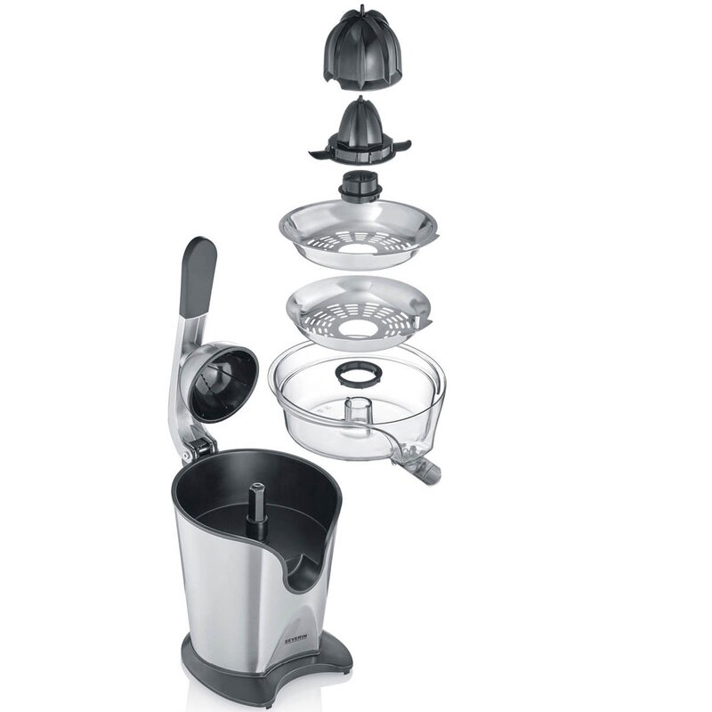 Severin Juicer med pressarm CP3544 160W svart/sølv