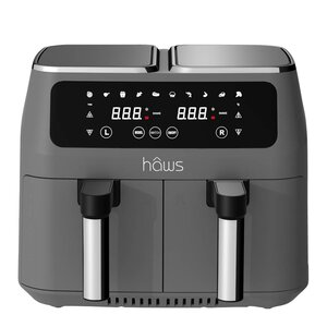 Haws Dobbelt airfryer 2 x 4 L 2800W med belegg