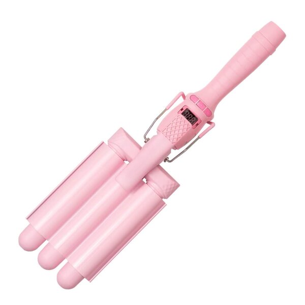 Mermade Mini bølgetang trippel 25 mm rosa