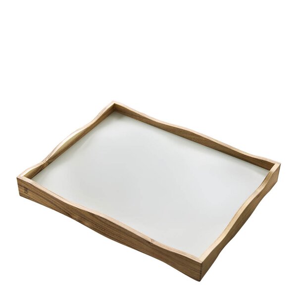 Aida RAW Teak vendbart brett 38 cm