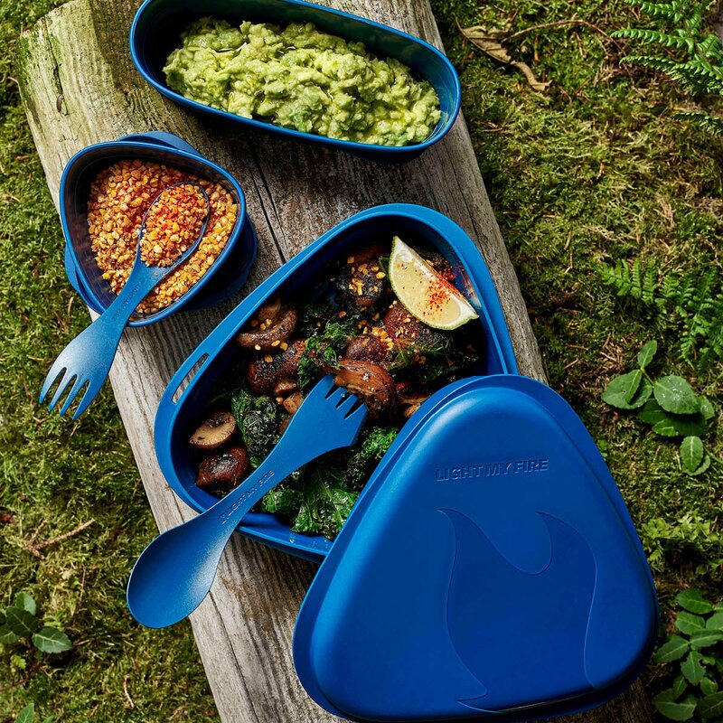 Light My Fire LunchKit 2.0 matbokssett 6 deler hazyblue