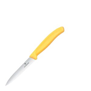 Victorinox Swiss Classic grønnsakskniv bølget knivblad 10 cm gul