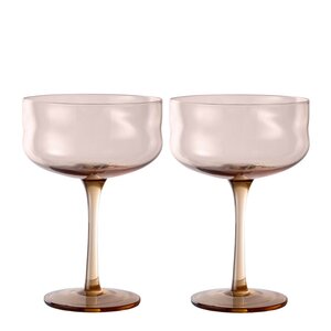 Paveau Swirl Coupe-cocktail glass 26 cl 2 stk Glow