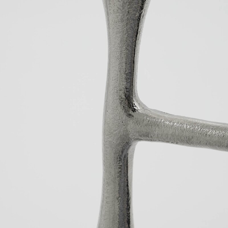 House Doctor Tristy lysestake 20x19 cm sølvfinish