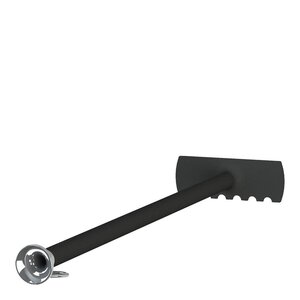 Morsø Askeskrape med blåserør 50,5 cm svart/stål