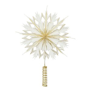 House Doctor Alsta juletrestjerne 35 cm hvit gull