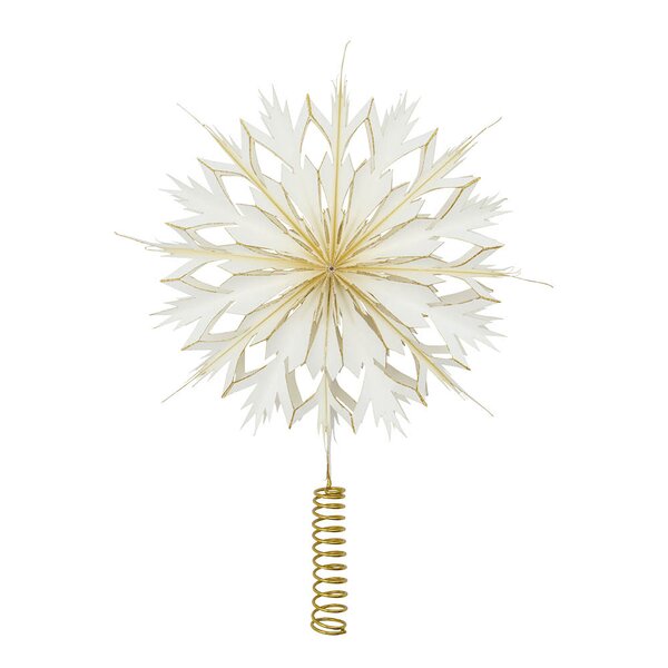 House Doctor Alsta juletrestjerne 35 cm hvit gull