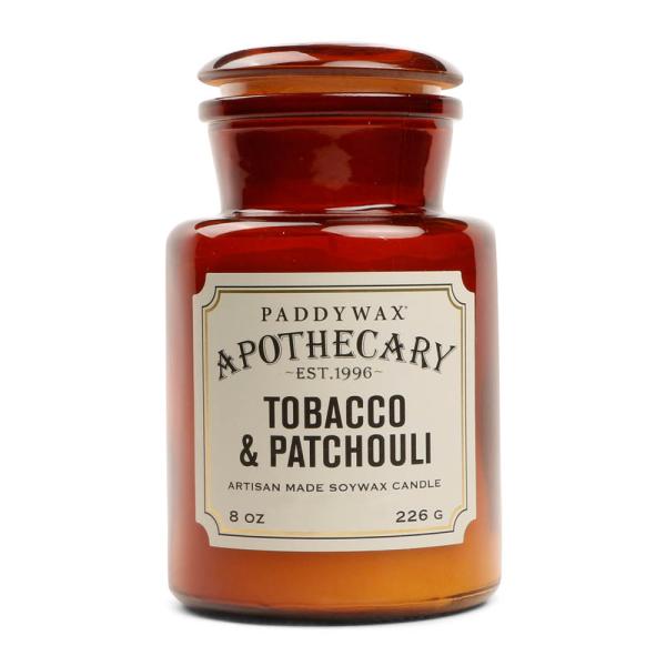 Paddywax Apothecary duflys glasskrukke tobacco/patchouli