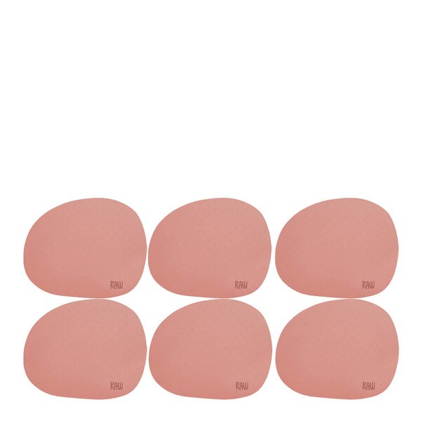 Aida RAW Soft glassbrikke 6 stk spice rose