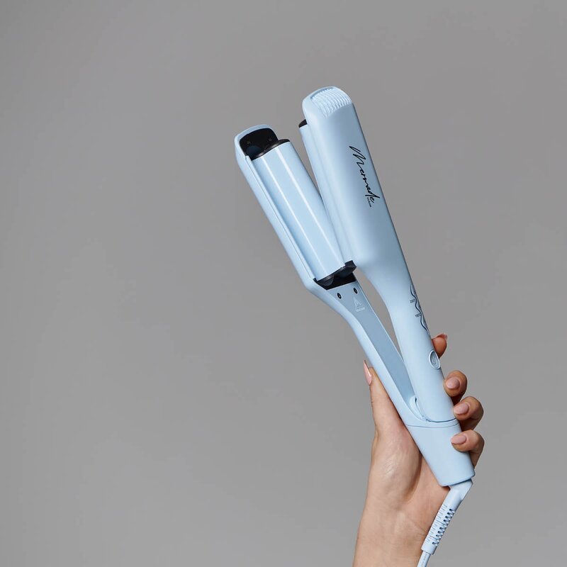 Mermade Bølgetangsett double waver 6 deler blå