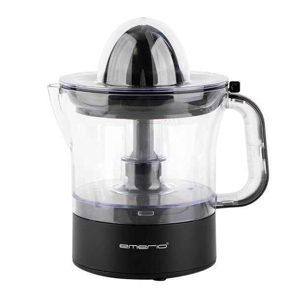 EMERIO Sitruspresser med tilbehør 700 ml svart