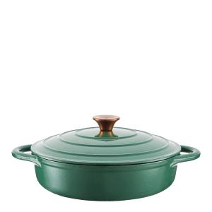 Barbary&Oak Lav støpejernsgryte 28 cm 2,5L grønn