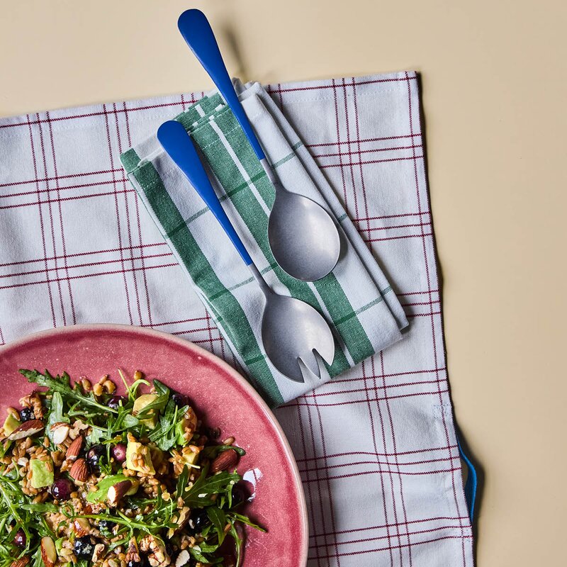 Nicolas Vahé Salatbestikk 20 cm blå