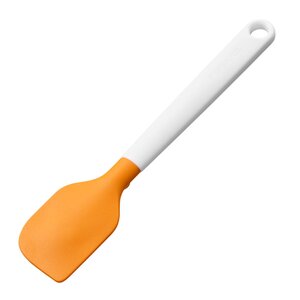 Fiskars Functional Form liten slikkepott og smørkniv hvit/oransje