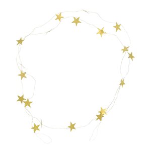 House Doctor Stars girlander 250 cm antikk messing