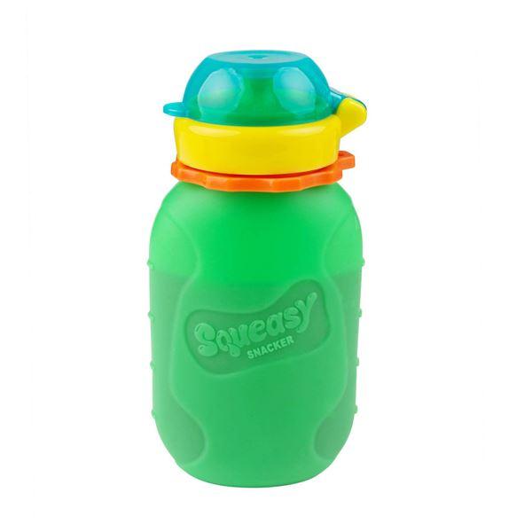 Squeasy Snacker drikkeflaske/klemmepose 177 ml green