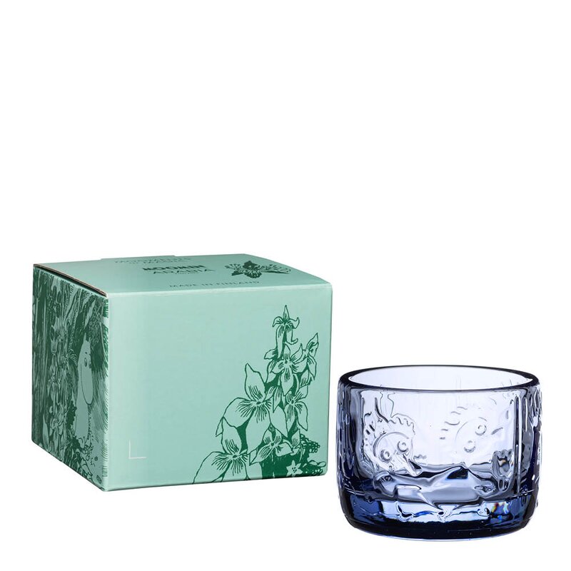 MoominIittala Mummi lyslykt 5,8 cm aqua