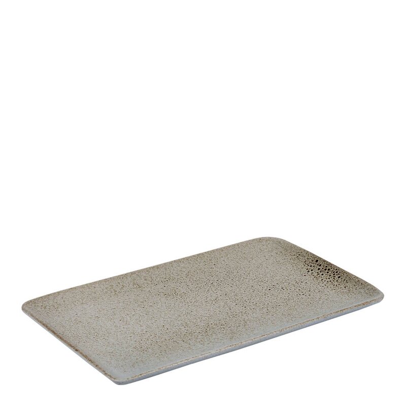 Aida RAW tallerken 23,5x15 cm sandy beige